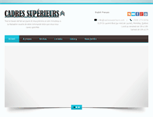 Tablet Screenshot of cadressuperieurs.com